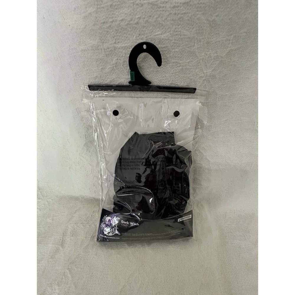 NEW Spirit Halloween Spooky/Stylish Dark Witch Child Costume Dress,Choker 12-14